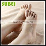 Lady Summer Ultra-thin Five Fingers Silk Stockings,anti-bacterial Comfortable and Odor-resistant Stealth Five Toe Socks
