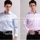 China Supplier OEM Fashion Classic Men's Busniess Long Sleeve Dress Shirt With French Cufflink thumbnail-1