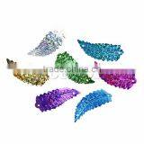 Polyvinylchlorid Sequins Christmas Leaf At Random 47mm x 18mm,100 Grams thumbnail-1