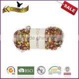 Fancy Yarns Factory Supply Colorful 100% Polyester Knitting Ladder Yarn Manufacturer Wholesale Space Dyed Knitting Yarn thumbnail-4