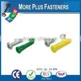 Made in Taiwan Carbon Steel Tapping Screw With Colorful Nylon Anchor thumbnail-4