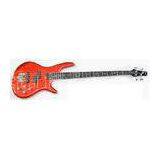 Red Neck 24 Frets Electric Bass Instrument , :Basswood Body / Maple , Chrome Plated thumbnail-1