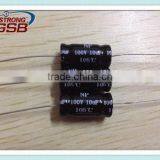 Horizontal Capacitor 10UF100V Aluminum Electrolytic Capacitor Inventory Hot Sell High Quality Made in China thumbnail-1