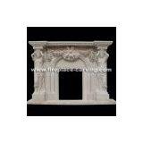 Marble Fireplace (A-FP076) thumbnail-1