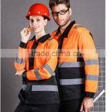 New Fashion Yellow Safety Reflective Jacket Unisex Workwear thumbnail-3