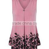 Women's Fair Trade Blank Distressed Lady Flow Blouse thumbnail-2