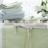 Pure White Linen Napkins With Ladder Hemstitch