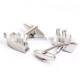 Yacht Cuff Link Silver Vessel Shirt Cufflinks for Men thumbnail-3