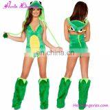 Drop Free Shipping Green Winter Women Christmas Elf Costumes thumbnail-5