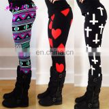 Hot Selling women lularoe double brushed factory 92 percent polyester leggings