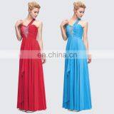 Grace Karin Hot Sale Chiffon Long Chiffon Beaded One Shoulder Evening Dress CL3120-4 thumbnail-5