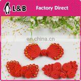 2016 Fashion Red Woven Button for Women Clothing, Chinese Knot for Garment