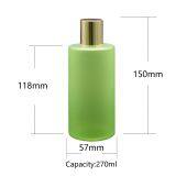 9oz 270ml Green Frosted PET Plastic Bottle With Golden Cap thumbnail-2