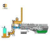 New design triplex mud removal pump for mining