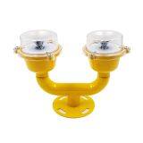FAA IP68 Double Head Red Flashing Same Time Low Intensity Led Aviation Light