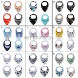 300styles Baby INS Cotton Bibs Unicorn Newborn KIDS Burp Cloths Double Layer Girls Boys Cartoon Animal Owl Pattern Bibs thumbnail-6