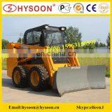 Utility Diesel Engine Wheel Skid Steer Loader With U Blade thumbnail-4