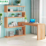 Office Desk Home Furniture Studying Desk Writing Table for Student With Bookshelf thumbnail-2
