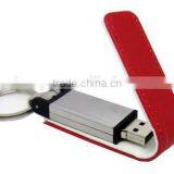 Kongst Hot Sale 1GB Leather USB Flash Drive Memory Stick/wedding Gift Usb Memory Stick