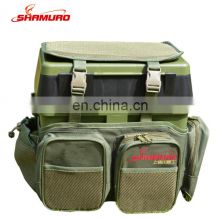 Wholesale Multi-functional Big Capacity nylon mesh Tackle Backpack bag for Fishing Toolbox