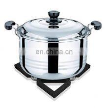 Expandable Trivet Silicone Stainless Steel Foldable Pot Holder Hot Pad thumbnail-4