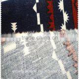 Printed Linen Fabric With Fish Pattern thumbnail-2