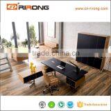 Individual Leather Customized Wood Grain Office Desk thumbnail-3