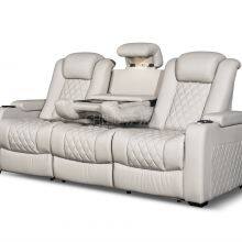 CHIHU Furniture Leather Power Electric Home Theater Movie Cinema Recliner Sofa Seating With Table Board and Cup Holder thumbnail-2