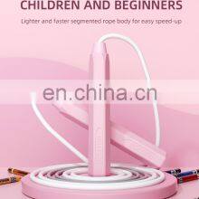 New Fashion Custom Logo Pink Skipping Rope Children Jump Rope thumbnail-2
