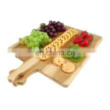 Acacia Wood Cutting Board Wooden Kitchen Chopping Boards for Meat Cheese Bread Vegetables &Fruits Serving Tray With Handle thumbnail-1