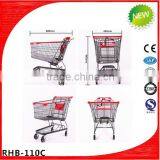 Good Surface Metal Shopping Trolley With Seat
