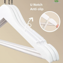 High Quality Factory Supply Coat Hanger Suit Dresses Hanger Wooden Hanger Garment Hanger thumbnail-2