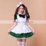 High Quality Greem Skirt Sexy Dress Lolita Maid Dress Costume Anime Cosplay Costume Halloween Costume Sexy Fancy Dress