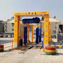 Channel Type Seven Brush Car Washing Machine