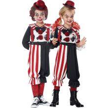 Children's Halloween Clown Costume Kids Boys&Girls Funny Joker Cosplay Costumes