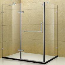 10mm Tempered Glass Shower Doors With Aluminum Frame - ANSI Z97.1 Certified thumbnail-3