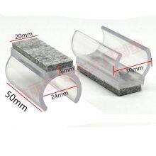 Rectangle U Shaped Chair Leg Tips Cap With Felt Pads,Furniture Feet Protectors Slide Smoothly Glides,Protect Hardwood Floor No Scratches No Noise thumbnail-2