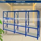 High Gloss Metal Furniture Double Side Storage Rack 4 Tier Iron Shelf Quality Choice thumbnail-3