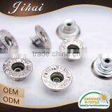 Quality Decorative Gold Metal Rivet Brand Logo Jeans Button thumbnail-5