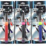 360 Degree Rotating Folding Wire Selfie Stick for Phones QC16 thumbnail-2