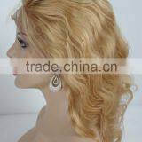 2015 Cheap Blonde Body Wave Lace Front Wig for Women thumbnail-5