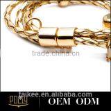 Fashionable 925 Sterling Silver & PU Hand Catenary Link Butterfly Custom Bracelet thumbnail-2