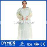 Disposable CPE Surgical Isolation Gown(elasticated Cuff/knitted Cuff/thumb Loop) thumbnail-2