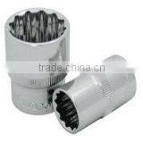 12.5mm Dr. Mirror Polished 12 PT Socket