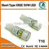 2015 Hot Selling CREE 50W Super Bright T10 CANBUS LED Bulb