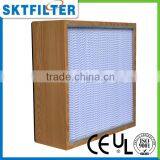 Wooden Frame Special Design Separator Hepa Paper Frame Air Filter