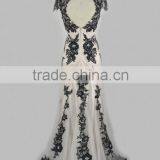 Sexy Zuhair Murad Black Embroidery Red Carpet Dress Floor Length Gown Dress For Party Vestidos Femininos TPD316 thumbnail-2