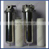 SS304 316 Polished Material 10 20 30 40 Inch Micro Stainless Steel Filter Housing With Pressure Meter thumbnail-5