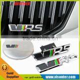 High Quality Chrome VRS Badge For VRS Car Front Grill Grille Mount Emblem