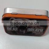 Rectangular Hinged Cigarette Tin Box